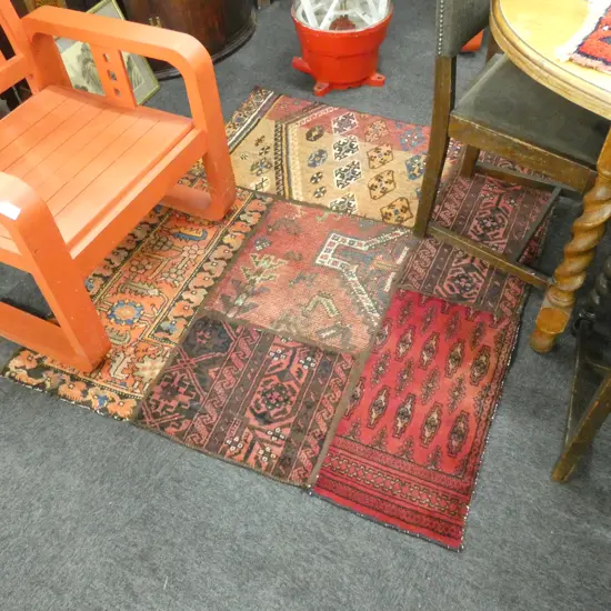 PATCHWORK RUG 143 x 120cm