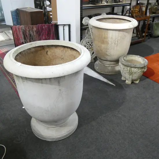 PR FIBREGLASS PLANTERS 730mm dia H.840mm