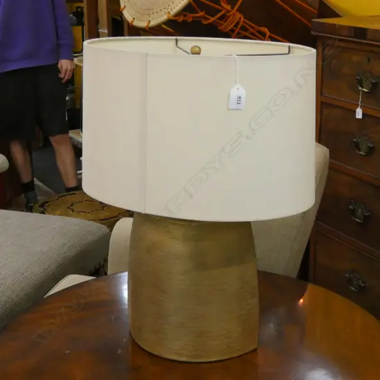 GOLD METAL LAMP H.550mm