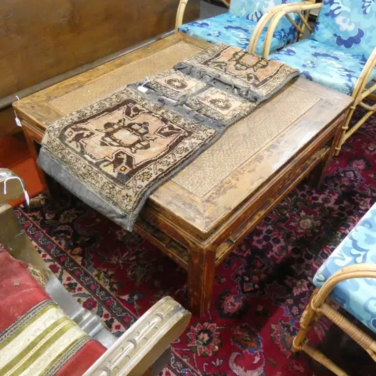 SQUARE ORIENTAL LOW TABLE 945x945mm H.475mm