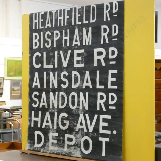 VINTAGE DESTINATION BANNER...