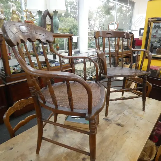 PR SPINDLE BACK CHAIRS