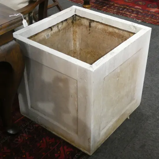 FIBREGLASS CUBE PLANTER 600x600x600mm
