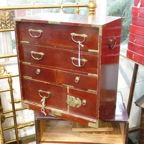 JAPANESE TANSU CHEST 485x300x515mm