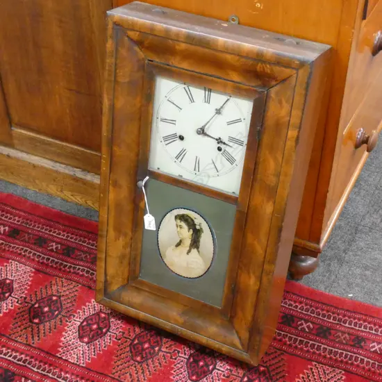 ANTIQUE WALL CLOCK 655x390mm