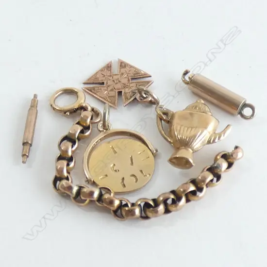 ASSTED 9CT GOLD CHARMS AND GOLD PIECES 6.16gm