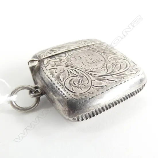 ENGRAVED SILVER VESTA