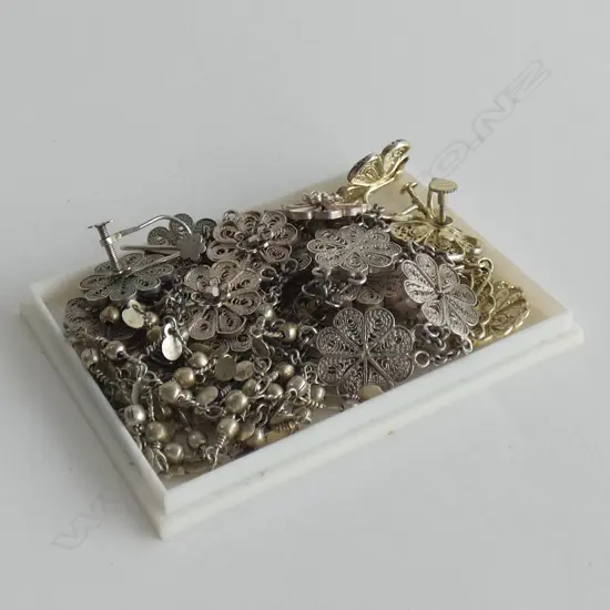 SILVER FILIGREE NECKLACES & EARRINGS 