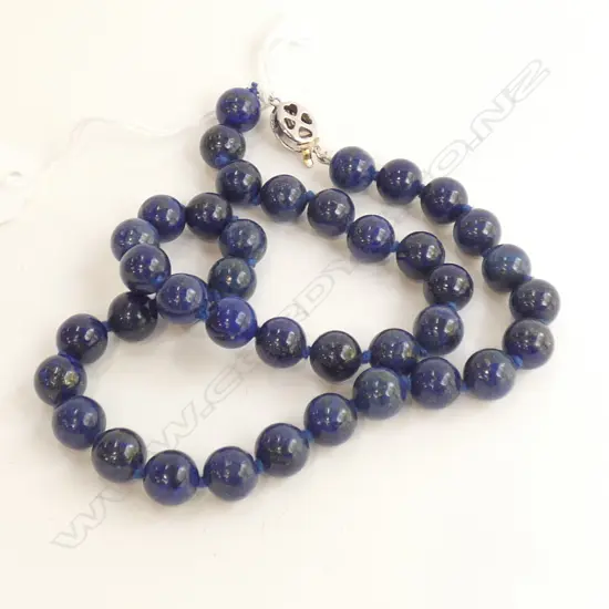 LAPIS LAZULI BEADED NECKLACE