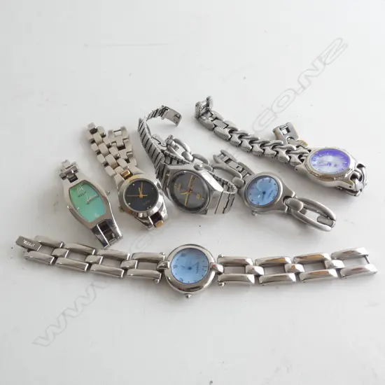 ASST. LADIES SILVER TONE WATCHES; RELIC, FOSSIL, CITIZEN