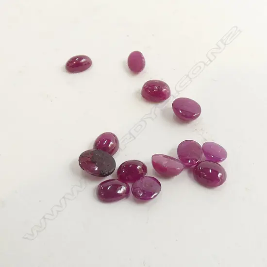 BAG CAB CUT RUBY STONES   10.CT