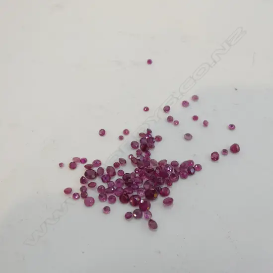 10CT ROUND RUBIES