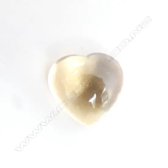 HEART SHAPED CITRINE CABOCHON 4.73CT