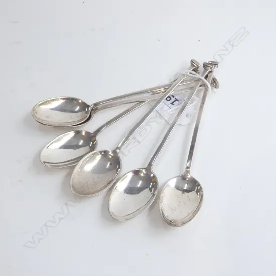 SIX STG SILVER TEASPOONS w 58 g