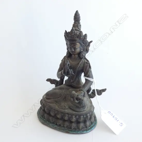 BRONZE BUDDHA STATUE H. 140MM