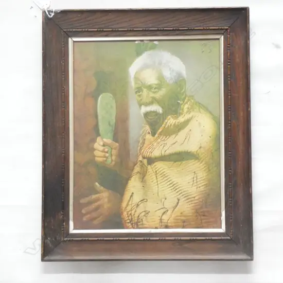 C. F. GOLDIE PRINT MAORI CHIEF 335x260mm 