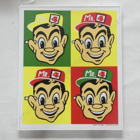 DICK FRIZZELL 'MR 4' PRINT 530x440mm