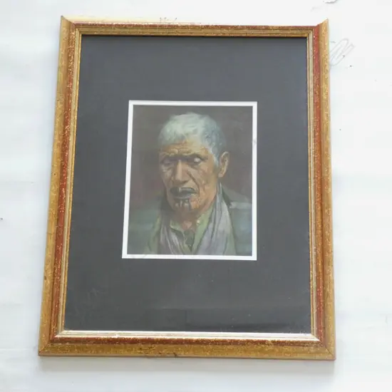 GILT FRAMED GOLDIE PRINT  180 X 240MM 