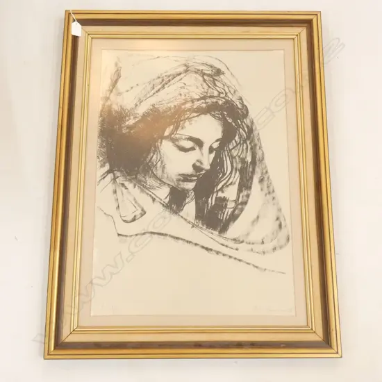 SIGNED PORTRAIT PRINT 8/10 625x440mm