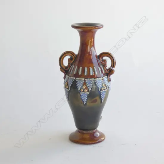 ROYAL DOULTON SALT GLAZE AMPHORA H140MM