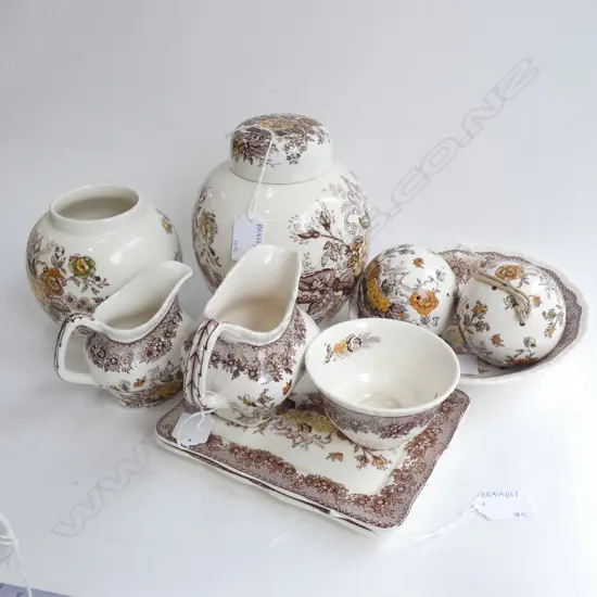 MASON IRONSTONE 10PCS ASCOT PAT CHINA