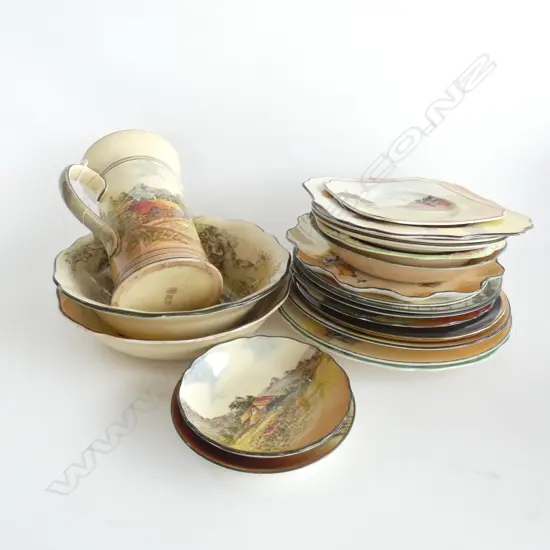 19 PCES ROYAL DOULTON SOME A/F