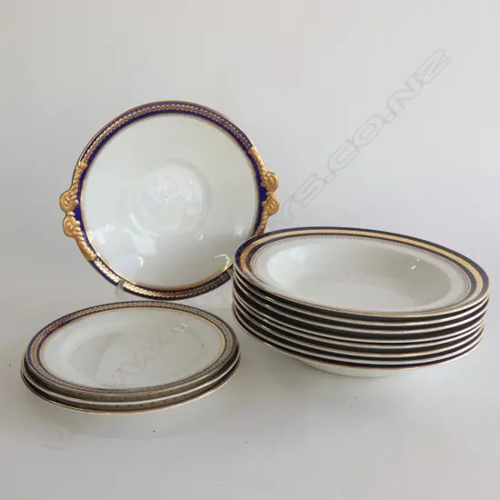 8 BOOTHS SOUP BOWLS & 4 OTHERS OF SIMILAR PATTERN
