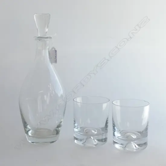 DECANTER H.290mm & 2 GLASSES