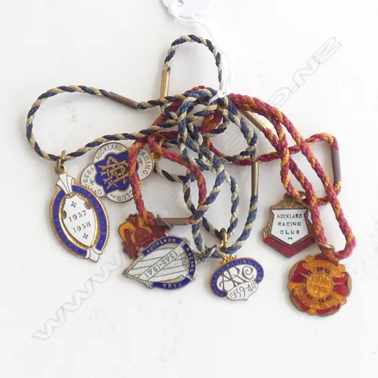 SEVEN 'AUCKLAND RACING CLUB' PENDANT PASSES 