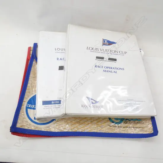 RTV 2 RACE OPERATIONS MANUALS FOR THE LOUIS VUITTON CHALLENGER  CUP AUCKLAND