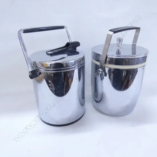 2 VINTAGE ICE BUCKETS