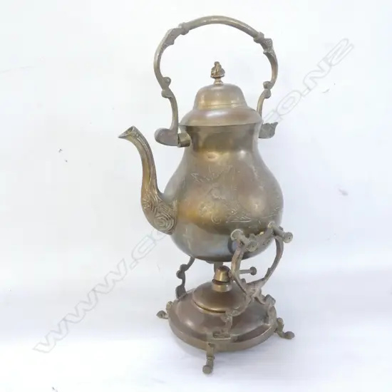 BRASS SPIRIT KETTLE