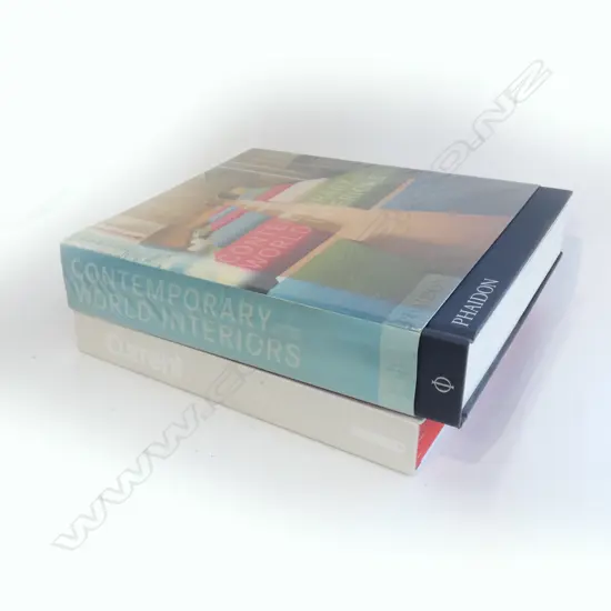 2 X BOOKS CONTEMPORY WORLD INTERIORS & CONTEMPORY ART FROM AUSTRALIA & NZ