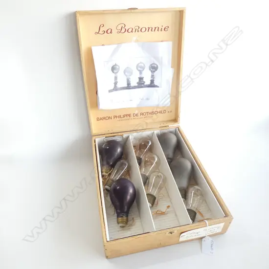 BOX VINTAGE LIGHT BULBS (9)