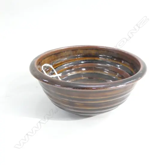 SONG DYNASTY STYLE BROWN POTTERY BOWL DIA 142MM