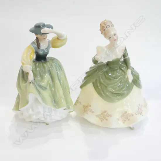 2 ROYAL DOULTON LADIES 'SOIREE' & 'BUTTERCUP' 