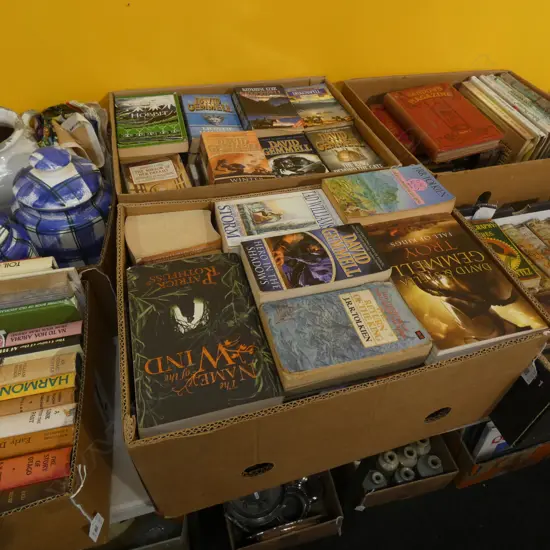 2 BOXES BOOKS; SWORDS & SORCERY (INCL. TOLKIEN)