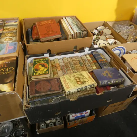 2 BOXES BOOKS; EDWARDIAN LITERATURE