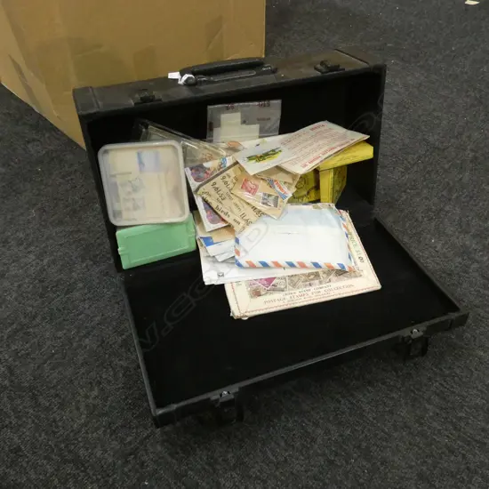 BLACK CASE ASST. STAMPS ETC