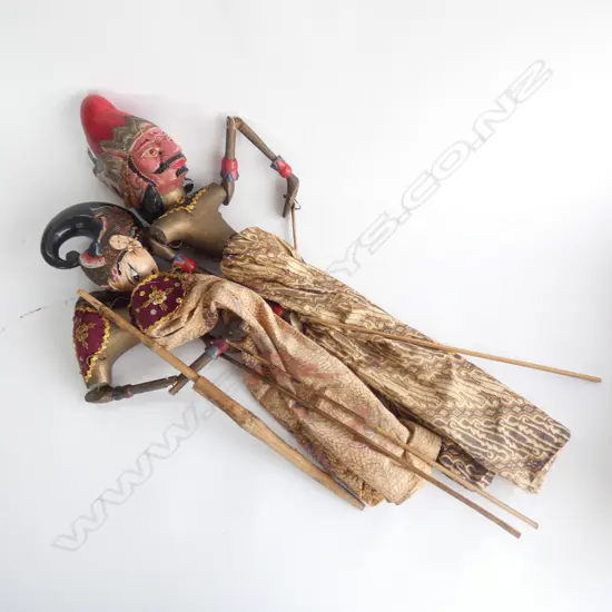PR OLD INDIAN STRING PUPPETS L 740MM A/F