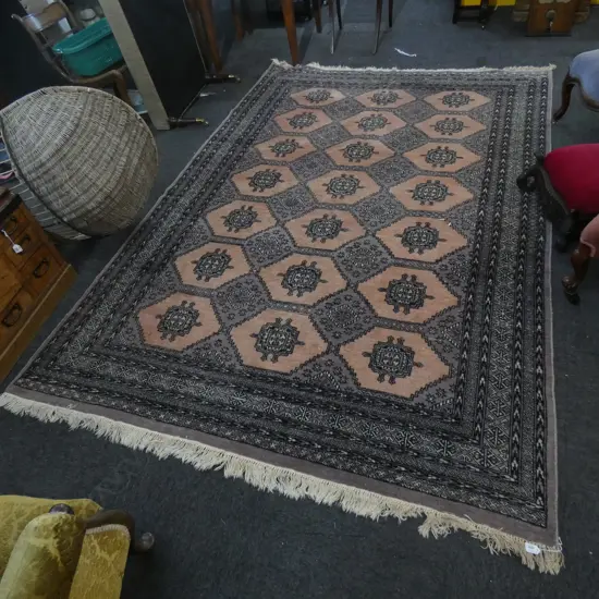 HAND KNOTTED WOOL PILE RUG L 2800 X 1930 MM