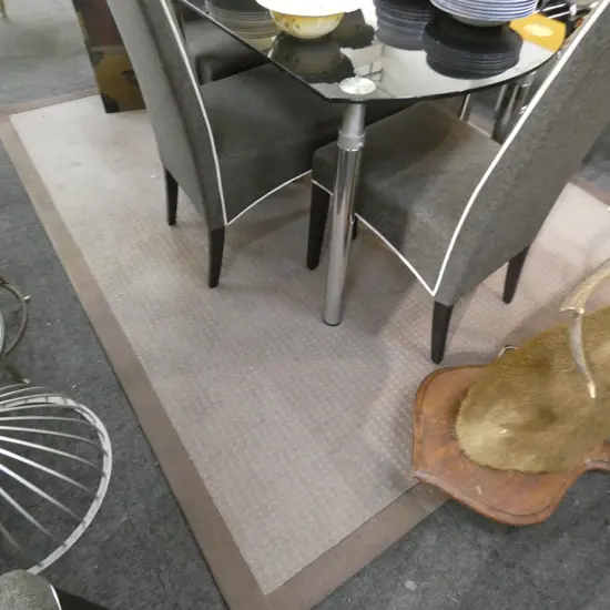 CONTEMPORARY 'ARTISAN' DESIGNER BROWN RUG 2450x1980mm 