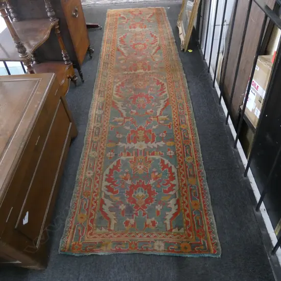 HAND KNOTTED ALL WOOL RUNNERL 3600 MM