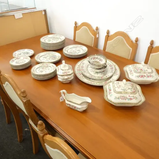 LARGE BRIDGWOOD INDIAN TREE DINNER SERVICE...