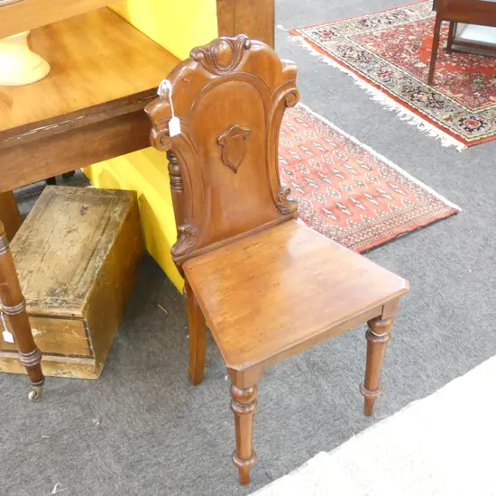 SHEILD BACK HALL CHAIR 