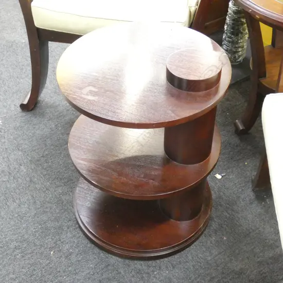 RALPH LAUREN 'MERCER' END / SIDE TABLE H.610mm 455mm dia