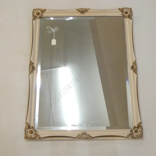 FRAMED BEVELLED MIRROR 745x590mm