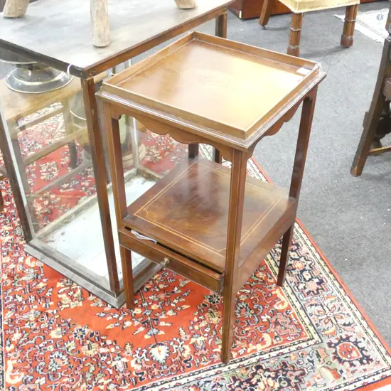 SHERATON REVIVAL SIDE TABLE 405x405x800mm