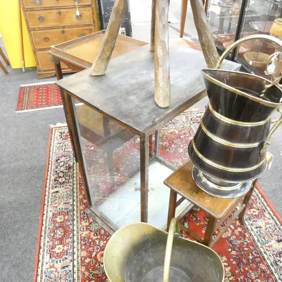 LARGE GLAZED DISPLAY CABINET...