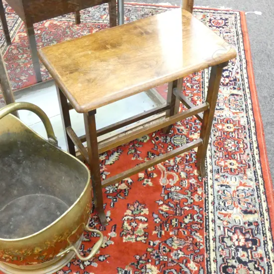 VINTAGE TAWA RECTANGULAR SIDE TABLE 460x265x505mm